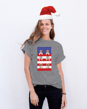 Load image into Gallery viewer, America USA FLag In My Heart Shih Tzu Gift For Dog Lovers Guys Tee
