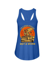 Load image into Gallery viewer, I'm A Book Dragon Not A Worm Gift For Dragon Lovers Ladies Flowy Tank

