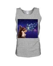 Load image into Gallery viewer, Chihuahua Blue Butterflies Sky Gift For Dog Lovers Unisex Tank Top

