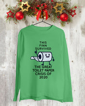 Load image into Gallery viewer, This Finn Survived The Great Toilet Paper Crisis Of 2020 Unisex Long Sleeve
