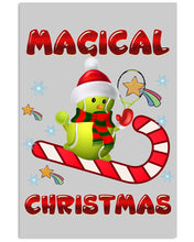 Load image into Gallery viewer, Tennis Players Magical Christmas Snowman Gift For Women Vertical Poster
