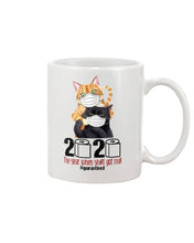 Load image into Gallery viewer, 2020 The Year When Shit Got Real Trending For Cat Lovers Mug
