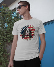 Load image into Gallery viewer, English Cocker Spaniel US Sunflower Gift For Dog Lovers Guys Tee
