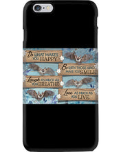 Load image into Gallery viewer, Do What Makes You Happy With Bats Gift For Girls Phone case

