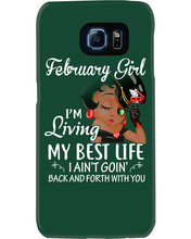 Load image into Gallery viewer, Betty Boop February Girl Living My Best Life Birthday Meaningful Gift Phone case
