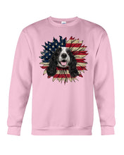 Load image into Gallery viewer, English Cocker Spaniel US Sunflower Gift For Dog Lovers Sweatshirt
