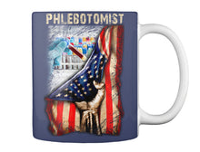 Load image into Gallery viewer, Philebotomist American Flag Special Custom Design Personalized Job Gift Mug
