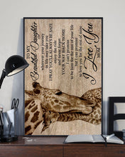 Load image into Gallery viewer, I Pray You'll Always Be Safe Great Gift From Mom To Daughter Vertical Poster
