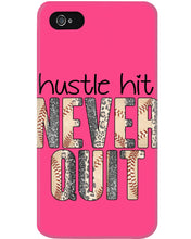 Load image into Gallery viewer, Baseball Hustle Hit Never Quit Gift For Lovers Phone case
