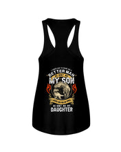 Load image into Gallery viewer, God Sent Me My Son And My Daughter Custom Design Gift For Family Ladies Flowy Tank
