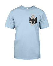 Load image into Gallery viewer, Cat In Your Front Pocket Great Gift For Cat Lovers Guys Tee
