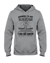 Load image into Gallery viewer, A Spoiled Wife Of An October Grumpy Old Man Birthday Meaningful Gift Hoodie
