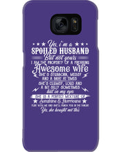 Load image into Gallery viewer, Shes Stubborn Messy And A Brat At Times Black Gift For Husband Phone case
