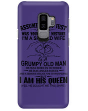 Load image into Gallery viewer, A Spoiled Wife Of An October Grumpy Old Man Birthday Meaningful Gift Phone case
