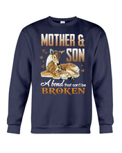 Load image into Gallery viewer, Mother And Son A Bond That Can't Be Broken Sweatshirt
