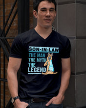 Load image into Gallery viewer, Gift For Son-In-Law The Man The Myth The Legend Trending Guys V-Neck
