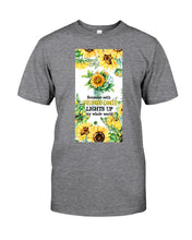 Load image into Gallery viewer, Someone With Childhood Cancer Lights Up My Whole World Trending Guys Tee
