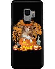 Load image into Gallery viewer, Chihuahua Book Pumpkin Halloween Gift For Dog Lovers Phone case
