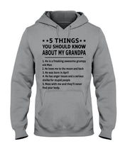 Load image into Gallery viewer, 5 Things You Should Know About My April Grandpa For Birthday Gift Hoodie
