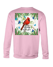 Load image into Gallery viewer, Scarlet Macaw With Butterflies I Am Always With You Gift For Lover Sweatshirt
