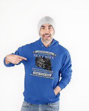 Load image into Gallery viewer, Shes Stubborn Messy And A Brat At Times Black Gift For Husband Hoodie
