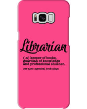 Load image into Gallery viewer, Librarian Keeper Of Books Guardian Of Knowledge Custom Gift For Librarian Phone case
