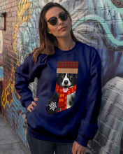 Load image into Gallery viewer, Santa Border Collie In Stock Gift For Dog Lovers Sweatshirt
