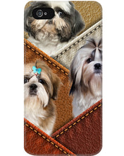 Load image into Gallery viewer, Three Cute Shih Tzu In Bag Gift For Dog Lovers Phone case
