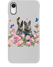 Load image into Gallery viewer, Australian Cattle Dog Butterflies Peony Gift For Dog Lovers Phone case
