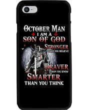 Load image into Gallery viewer, October Man Son Of God Birthday Meaningful Gift For Men Phone case
