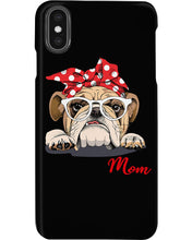 Load image into Gallery viewer, Black Phone Case Bulldog Mom Gift For Bulldog Lovers Phone case
