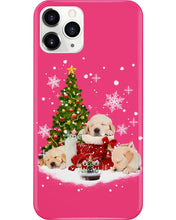 Load image into Gallery viewer, Funny Golden Retrievers Sleep In Red Boots Gift For Dog Lovers Phone case
