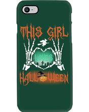 Load image into Gallery viewer, This Girl Loves Halloween Gift For Girls Phone case
