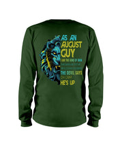 Load image into Gallery viewer, As An August I Am The Kind Of Man Lion Birthday Gift Unisex Long Sleeve

