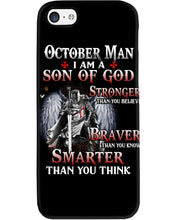 Load image into Gallery viewer, October Man Son Of God Birthday Meaningful Gift For Men Phone case
