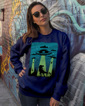 Load image into Gallery viewer, UFA Dinosaur T Rex Sky Full Of Stars Sweatshirt

