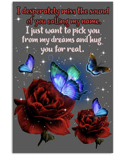 Load image into Gallery viewer, Butterfly Calling My Name Gift For Lover Vertical Poster
