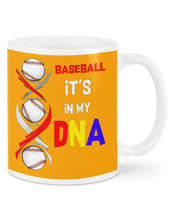 Load image into Gallery viewer, Baseball Be My DNA Gift For Sport Lovers Mug
