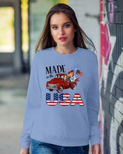 Load image into Gallery viewer, Horse Made In The America Red Car Gift For Horse Lovers Sweatshirt
