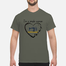 Load image into Gallery viewer, Sewing I'm A Simple Woman Gift For Women Guys Tee
