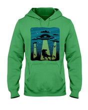 Load image into Gallery viewer, UFA Dinosaur T Rex Sky Full Of Stars Hoodie
