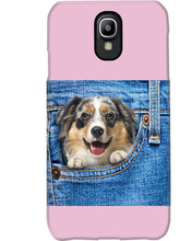 Load image into Gallery viewer, Australian Shepherd In Denim Pocket Gift For Dog Lovers Phone case
