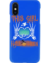 Load image into Gallery viewer, This Girl Loves Halloween Gift For Girls Phone case
