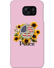 Load image into Gallery viewer, Peace Sign Sunflower Birthday Gift For Girls Phone case
