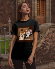 Load image into Gallery viewer, Corgi Paws Pattern Dog Mom Custom Name Gift For Manada Guys Tee
