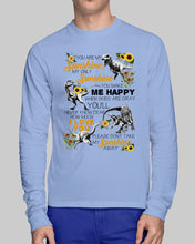 Load image into Gallery viewer, My Only Sunshine Make Me Happy Special Custom Design Unisex Long Sleeve
