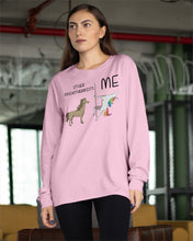 Load image into Gallery viewer, Funny Difference Between Me And Other Psychotherapists Unicorn And Horse Unisex Long Sleeve
