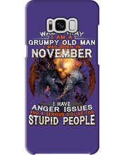 Load image into Gallery viewer, Walk Away I Am A Grumpy Old Man Who Was Born In November Birthday Gift Phone case
