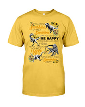 Load image into Gallery viewer, My Only Sunshine Make Me Happy Special Custom Design Guys Tee
