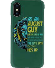 Load image into Gallery viewer, As An August I Am The Kind Of Man Lion Birthday Gift Phone case
